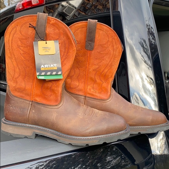 ariat groundbreaker wide square toe h20